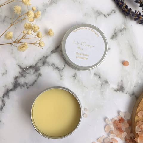 Handmade hand balm with essential oils for wholesale by lulu et compagnie