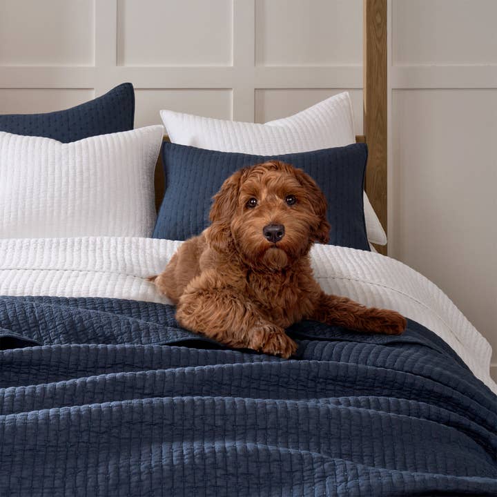 Levtex Home - Vente Parure de lit - Ensemble de couette en point de croix79