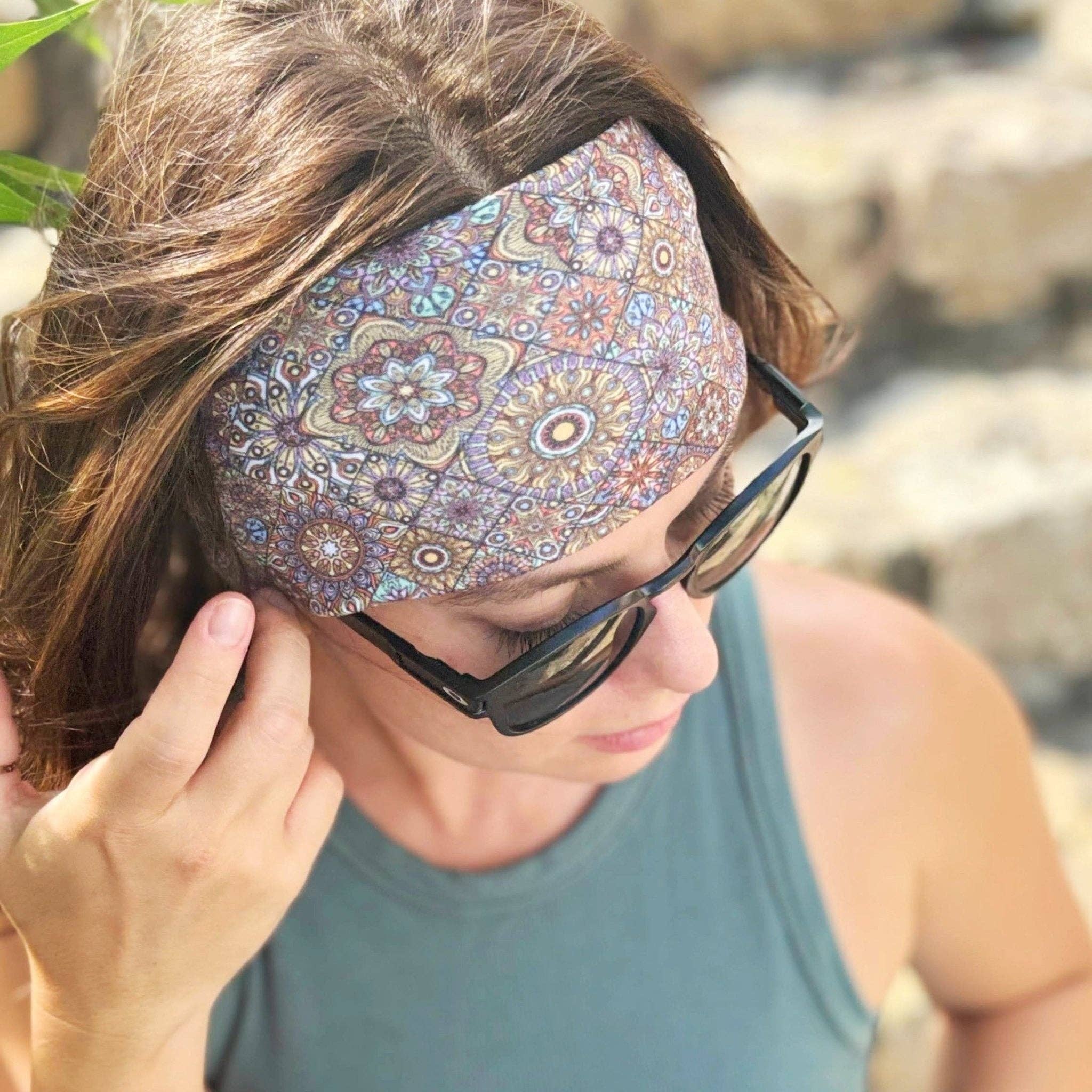 The Sassy Olive Handmade Headbands - Wholesale Fashion Headband - Women's - Glass Window Stretch Headband1