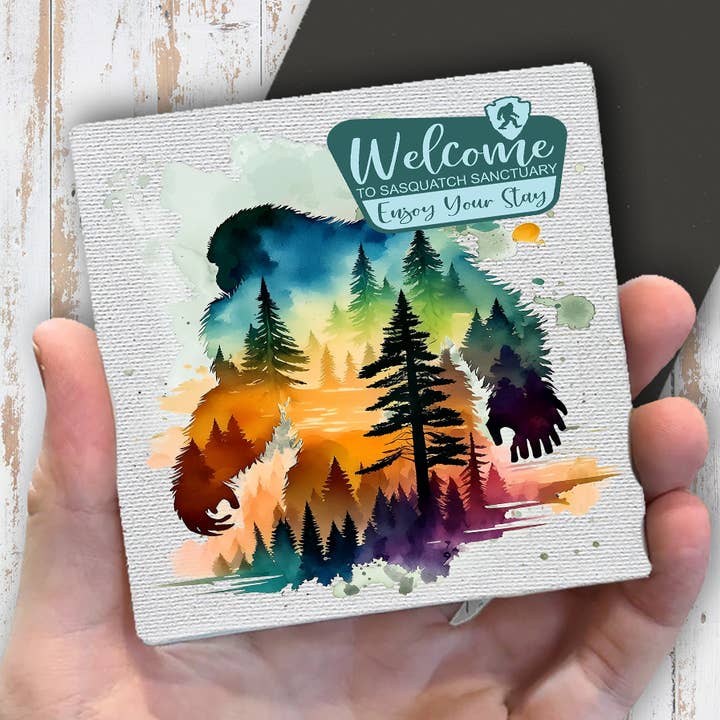 Imán de Nevera de Pie Grande del Santuario Sasquatch para venta al por mayor de Avery Lane Gifts