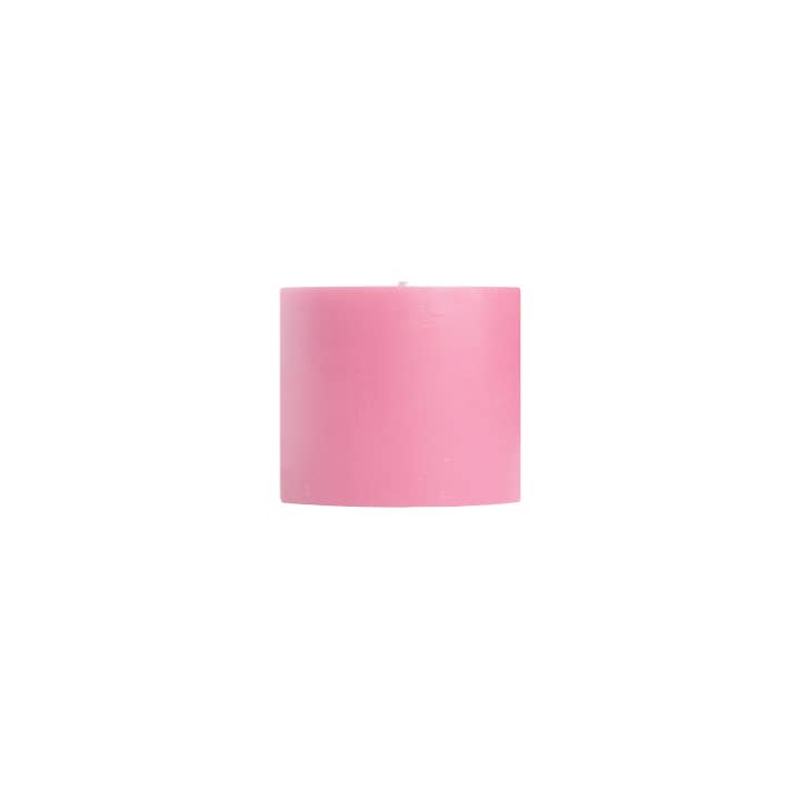 Mole Hollow Candles - Wholesale Pillar Candle - Dusty Rose Unscented Pillar Candles - Choose from 3 sizes!