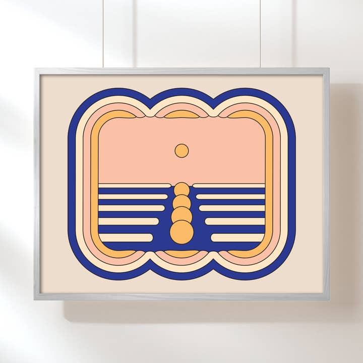 Cycles Art Print for wholesale by Circa 78 Designs