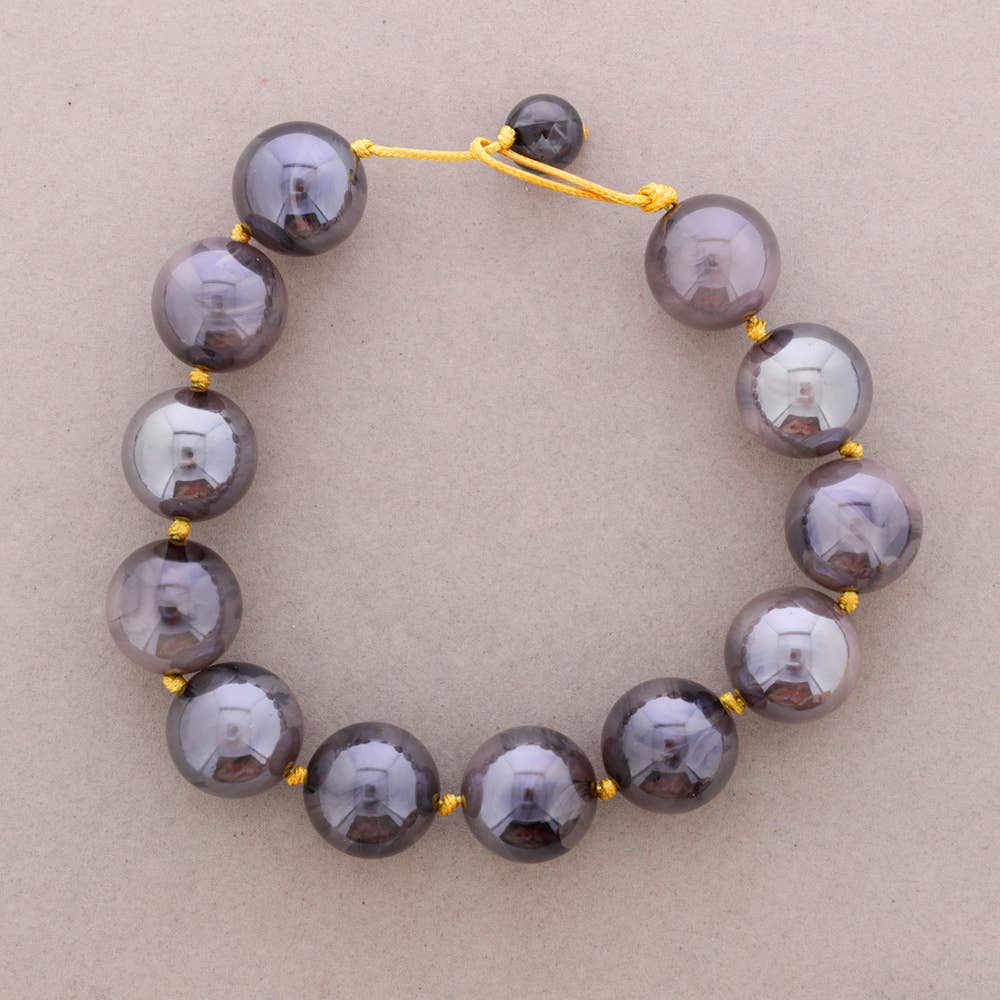 Sonata - Wholesale Beaded/Pearl Necklace - Choker Beaded Resin Balls (B)3