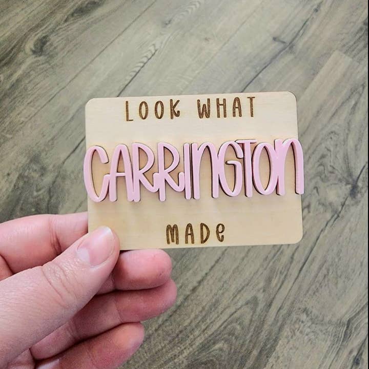 Chelsea Brandt Creations - Wholesale Magnet - Look What I Made Fridge Magnet