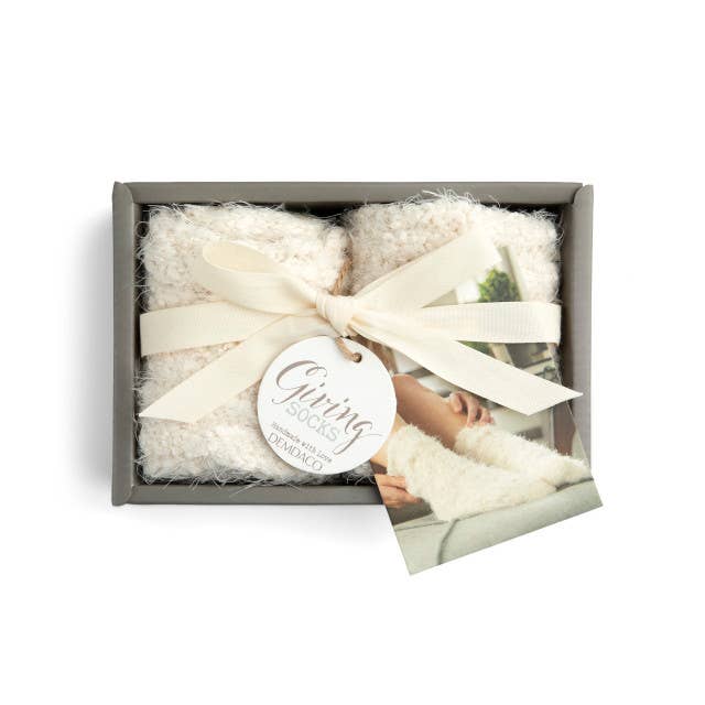 DEMDACO - Wholesale Socks - Women's - Giving Socks - Cream2