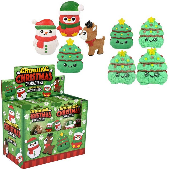 JSBlueRidge Toys - Wholesale Fidget Toy - Kids - Holiday Growing Characters Kids Toy- Assorted