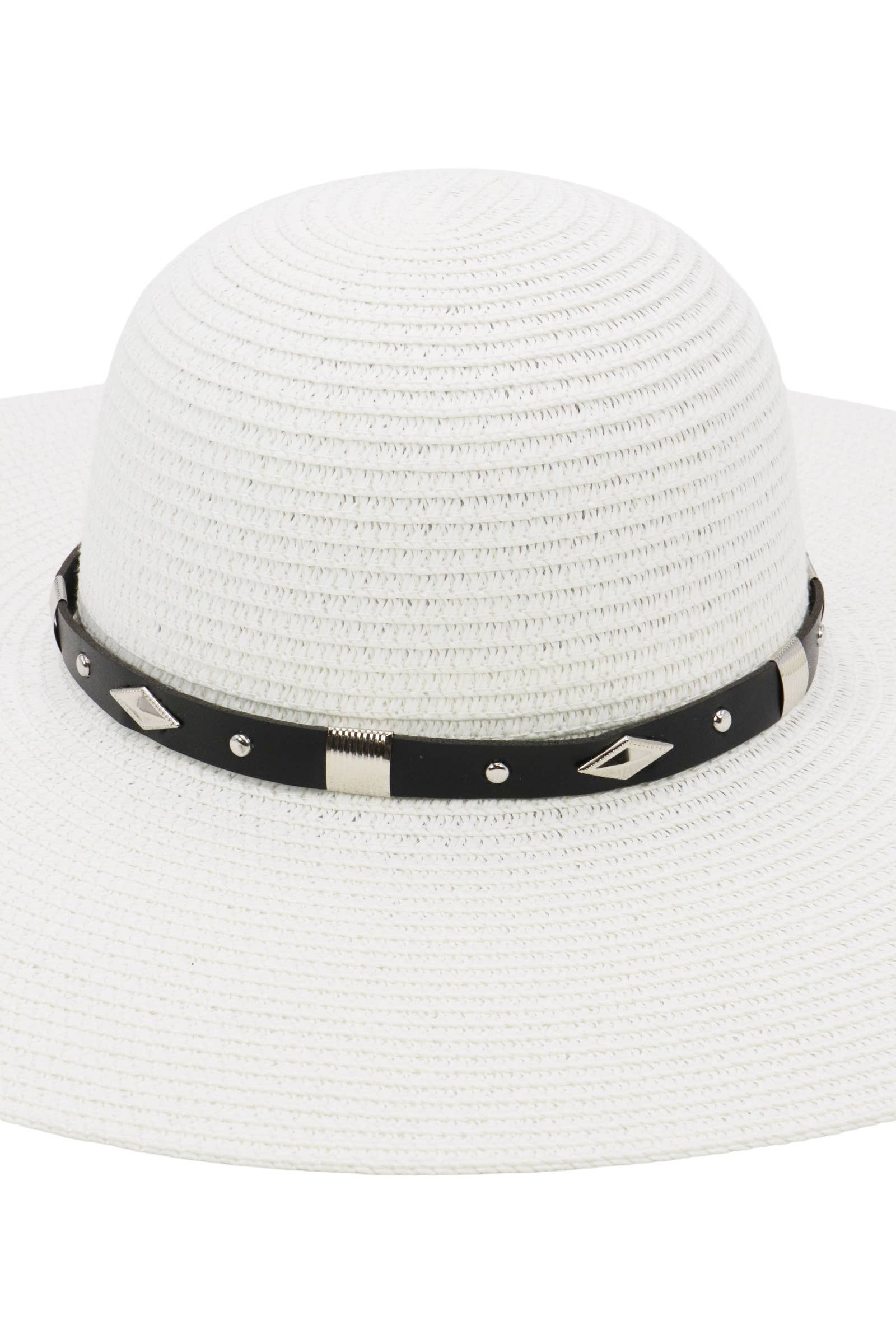 Cap Zone – wholesale Stråhatt – Dam – Diamant Concho Bälte Floppy Stråsolhatt20