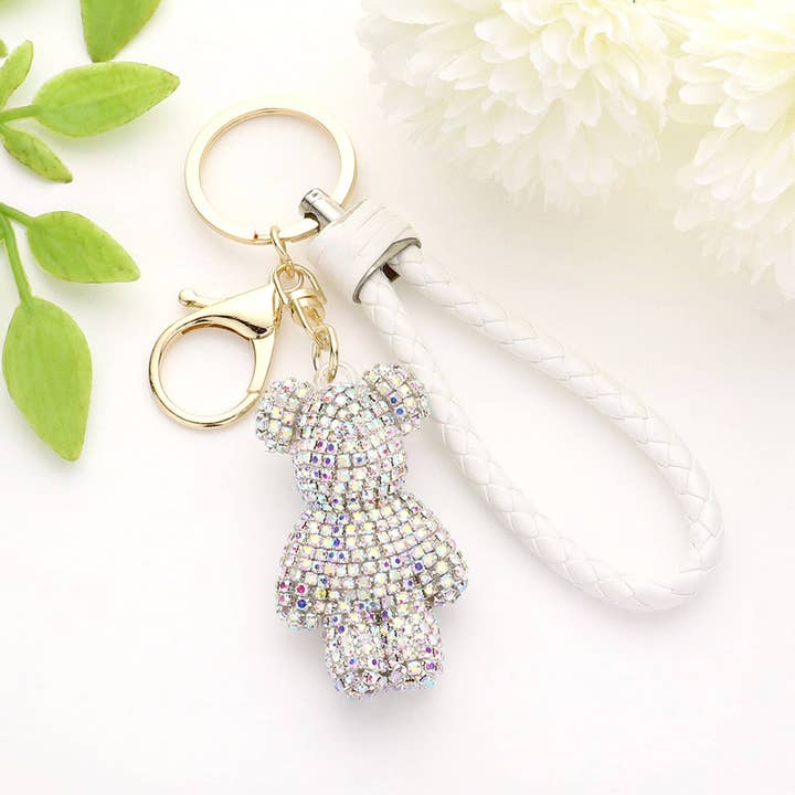 Buddha Yoga - Vendita all'ingrosso Portachiavi - Unisex - Portachiavi Trendy Bling Bear - Assortito