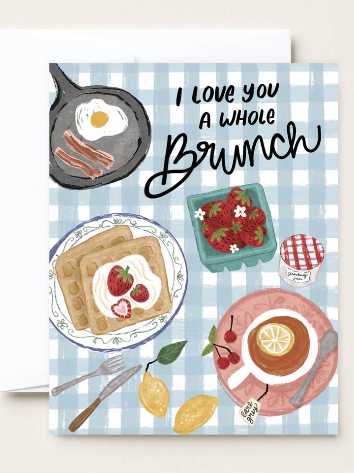Brunch Greeting Card for wholesale by Makerie Day