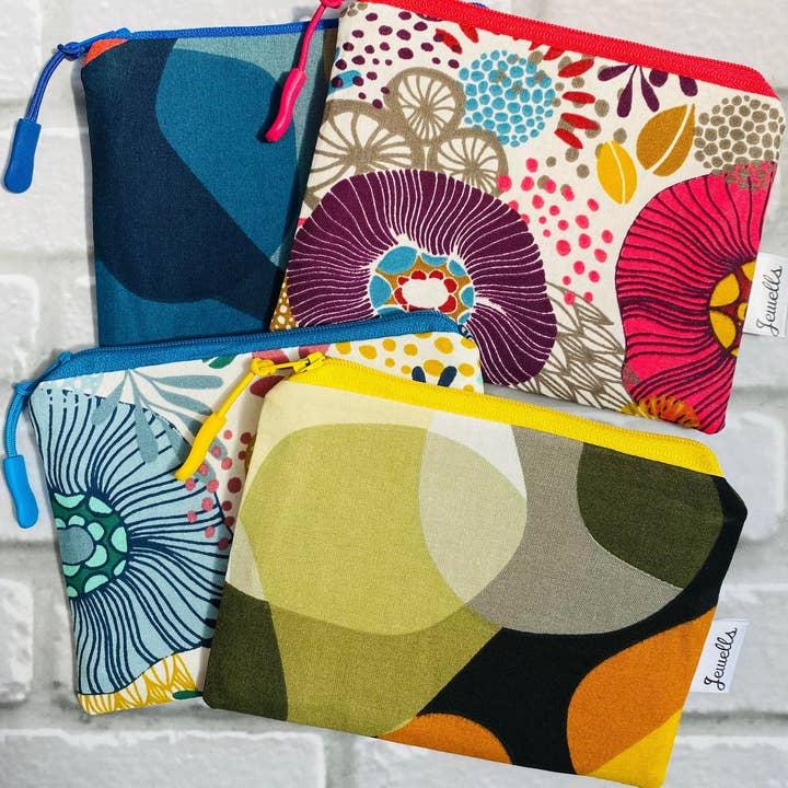 Jewells - Vente Pochette – femme - Pochette florale brillante en 2 couleurs et 2 tailles5