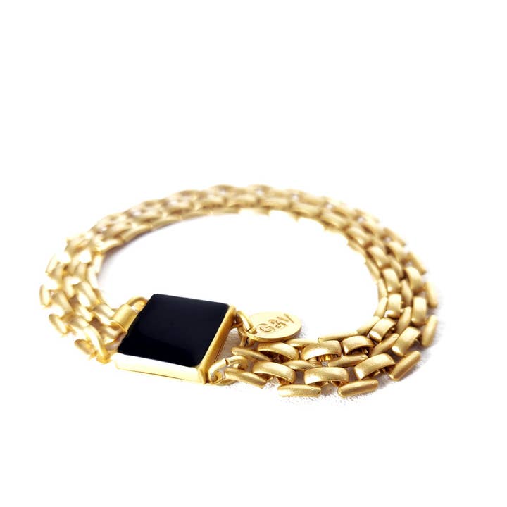 Wide Love bracelet for wholesale by Ginger & VelVet