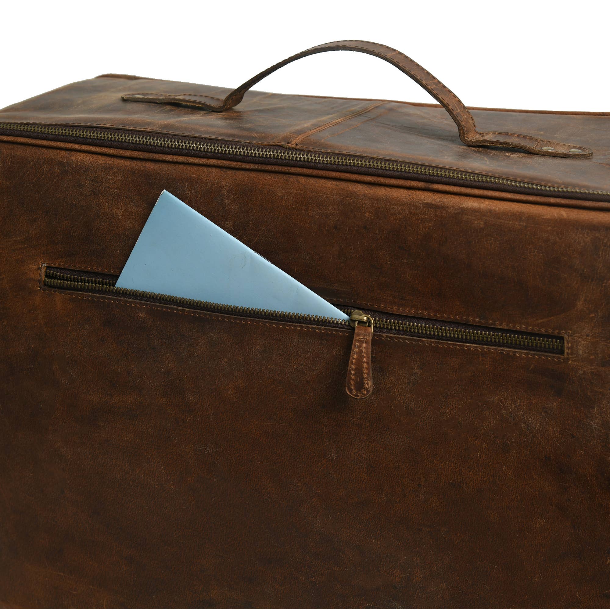 Dotch Leather – wholesale Luggage – Geoffery Leather Suitcase- Travel Bags For Men8