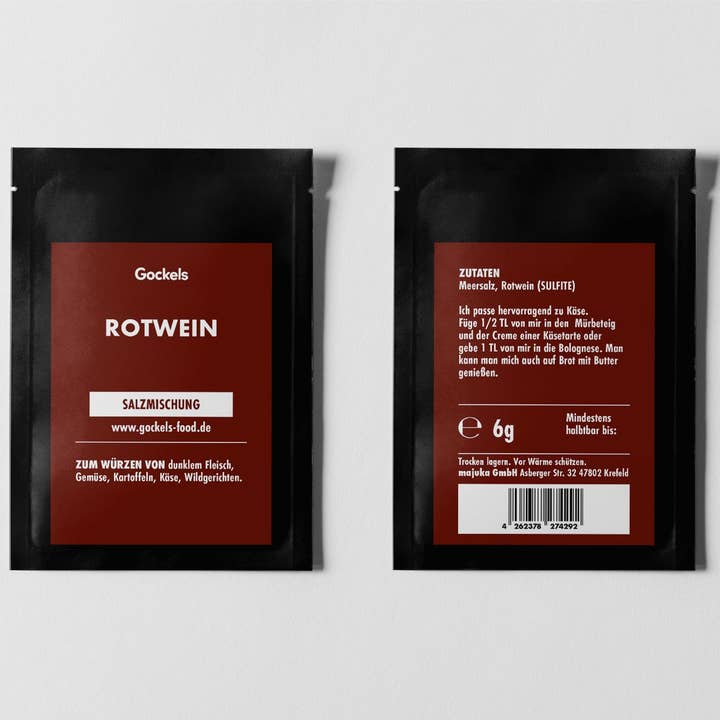 Gockels Genussmanufaktur - Vente Sel - sel de vin rouge2