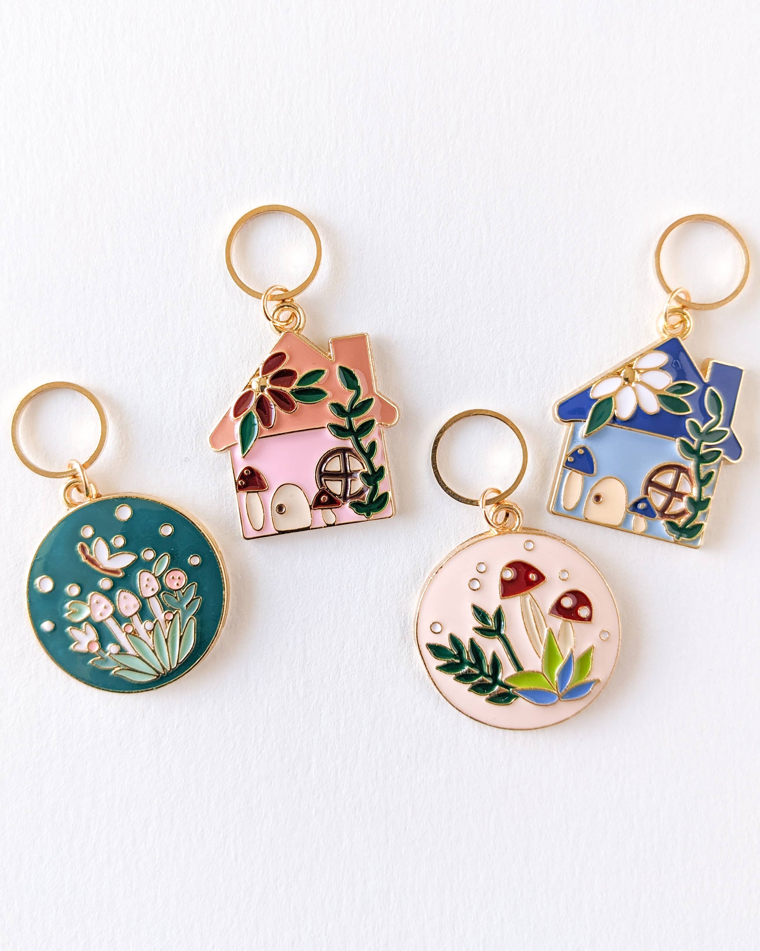 Hello Kim - Kim Chui - Wholesale Knitting/Crochet Supplies - In the undergrowth - Marker rings6