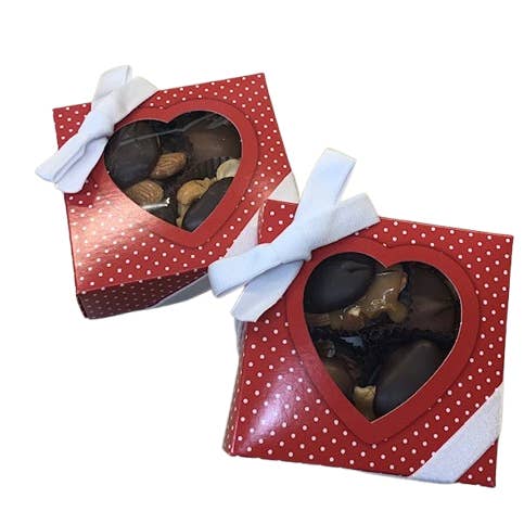 4pc Milk & Dark Turtle Valentine's Gift Box for wholesale by Phillips Chocolates