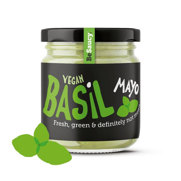 BeSaucy - Wholesale Mayonaise - Vegan mayo met basilicum