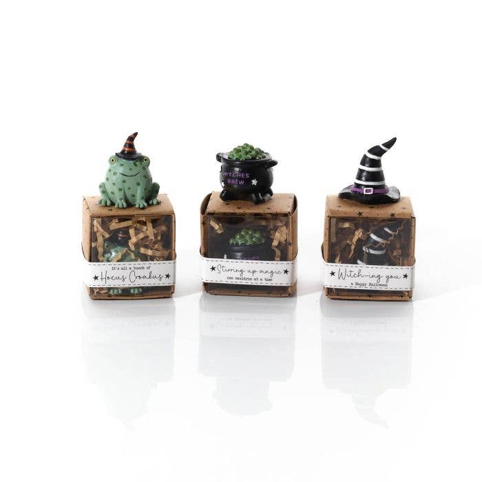 Langs - Wholesale Decorative Box - Tiny World Resin Halloween Boxed Keepsake 6 Asstd With 9ds Tray 36 ***4