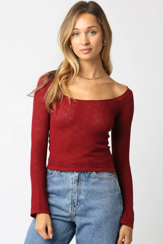 Olivaceous - Wholesale Knit Top - Women's - Lucia Knit Top9