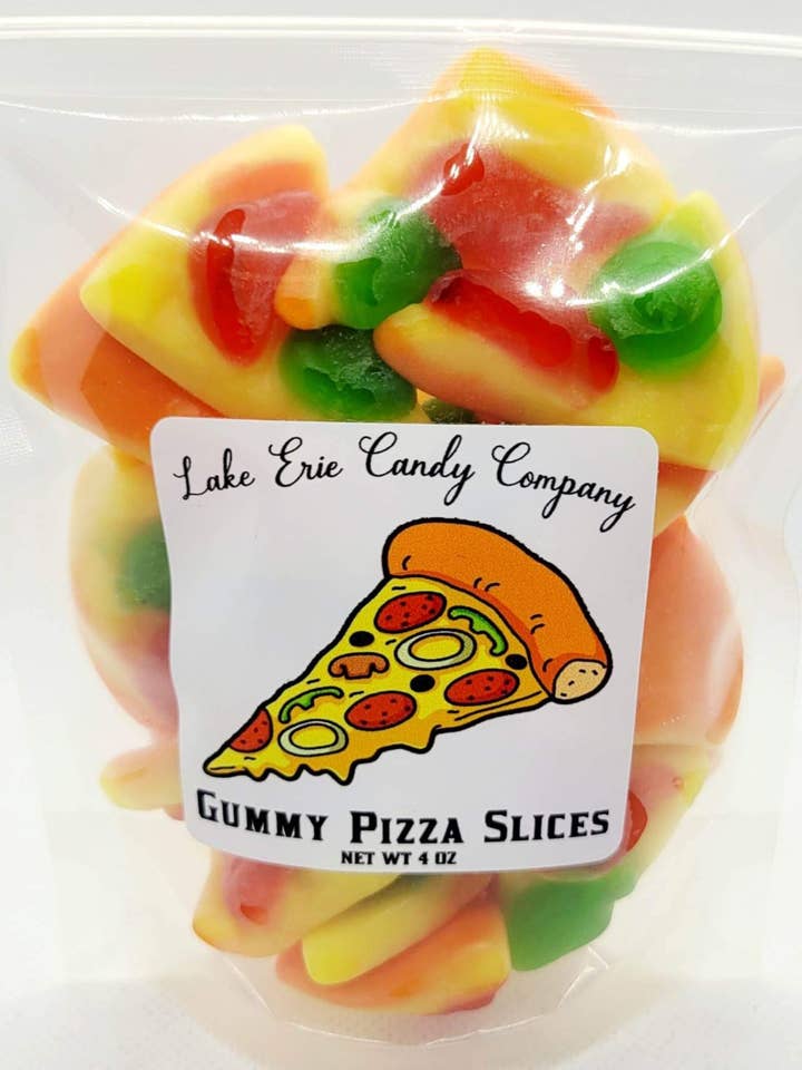 Gummy Pizza Slices for wholesale by Lake Erie Candy Company