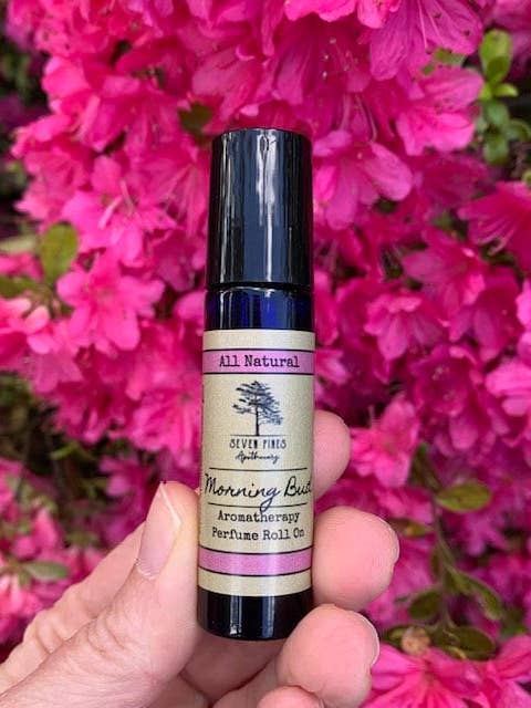 Huiles essentielles d'aromathérapie à la rose matinale pour la vente par Seven Pines Apothecary