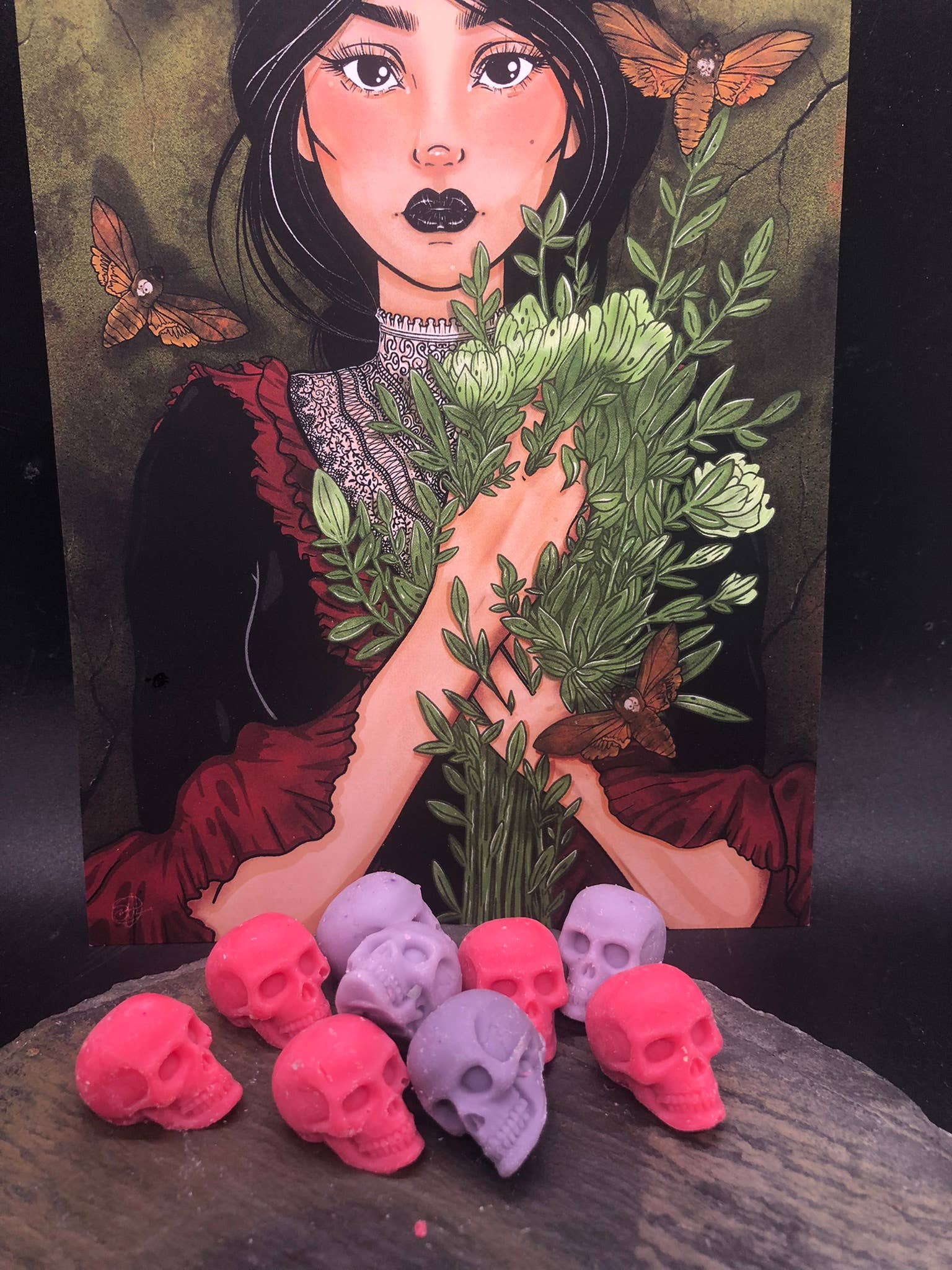 Rebel Potions - Venta al por mayor Ceras perfumadas - Cera para derretir la calavera de Corpse Garden1