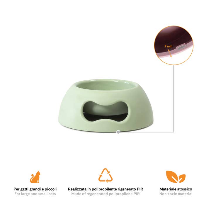 United Pets - Wholesale Pet Bowl - Cat/Dog - Indestructible eco-friendly bowl for dogs and cats - S3