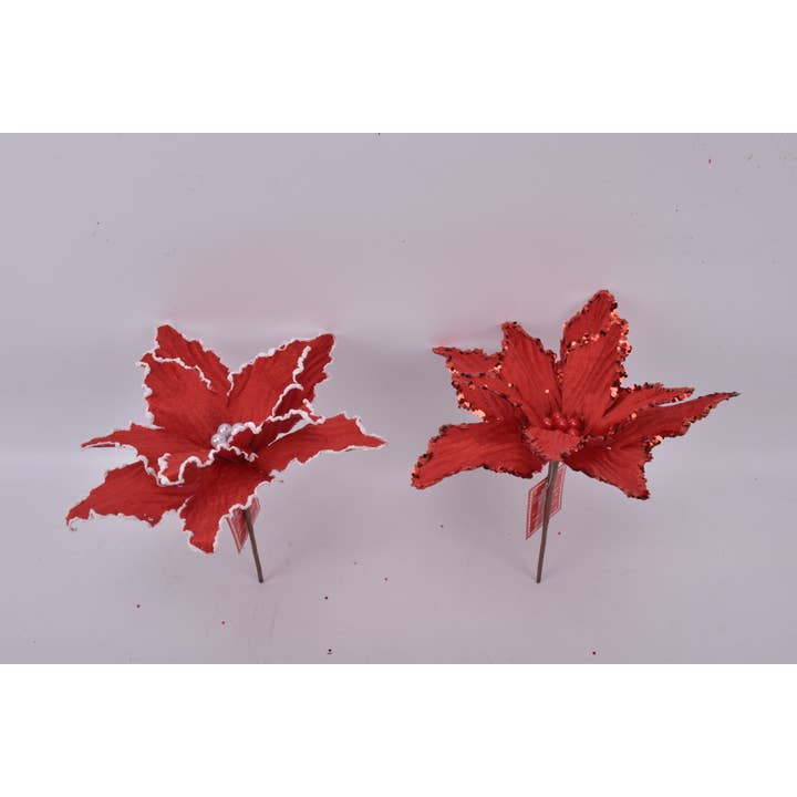 POINSETTIA PICK for wholesale by Country Silk