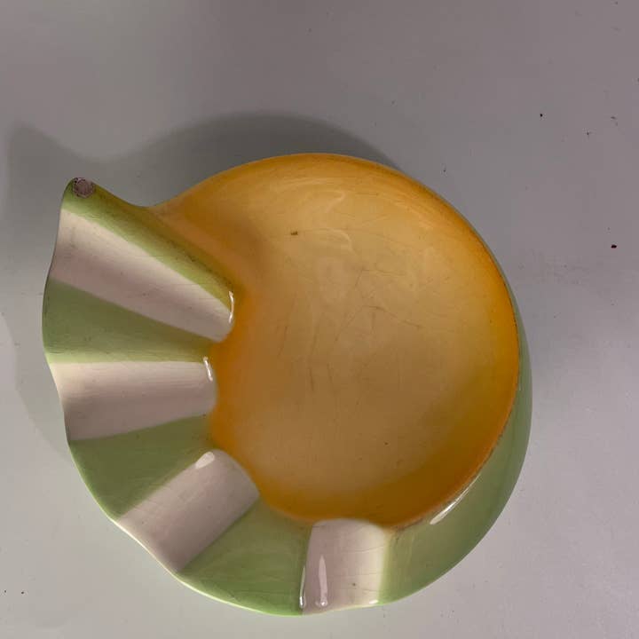 Cendrier en céramique de Vibi Torini avec des motifs géométriques pour la vente par DADA Novecento