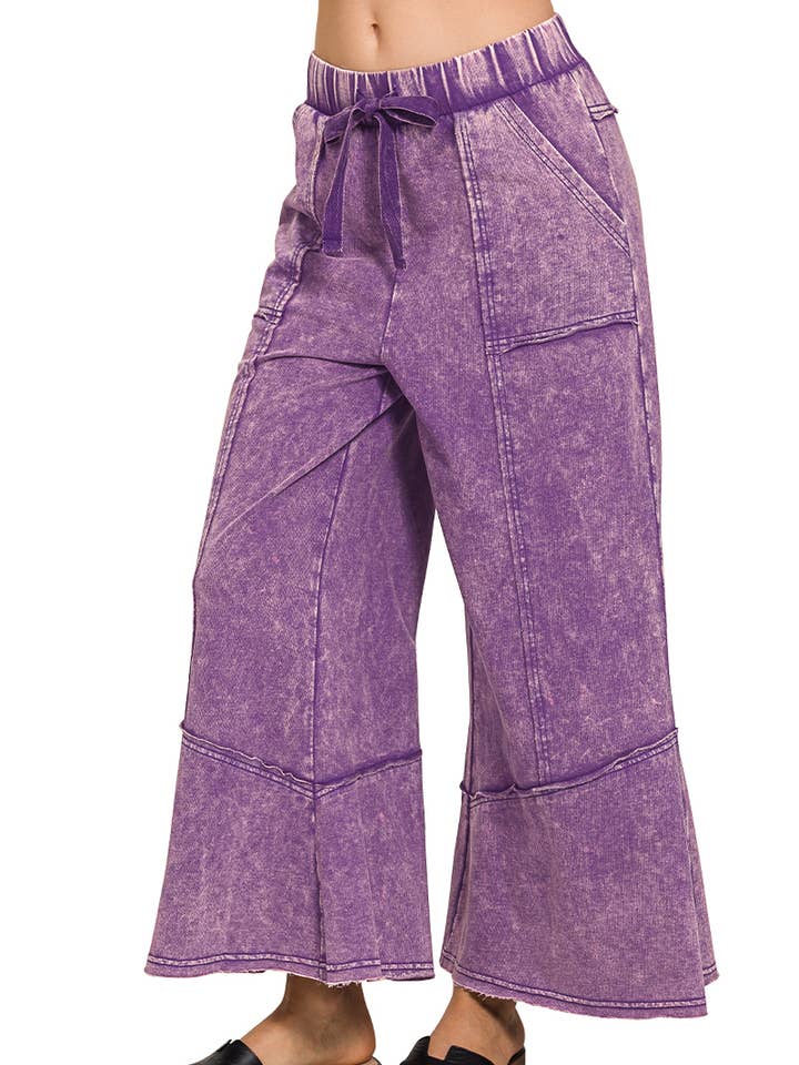 Bukser med udsat søm og lommer for engroshandel hos Vanilla Monkey