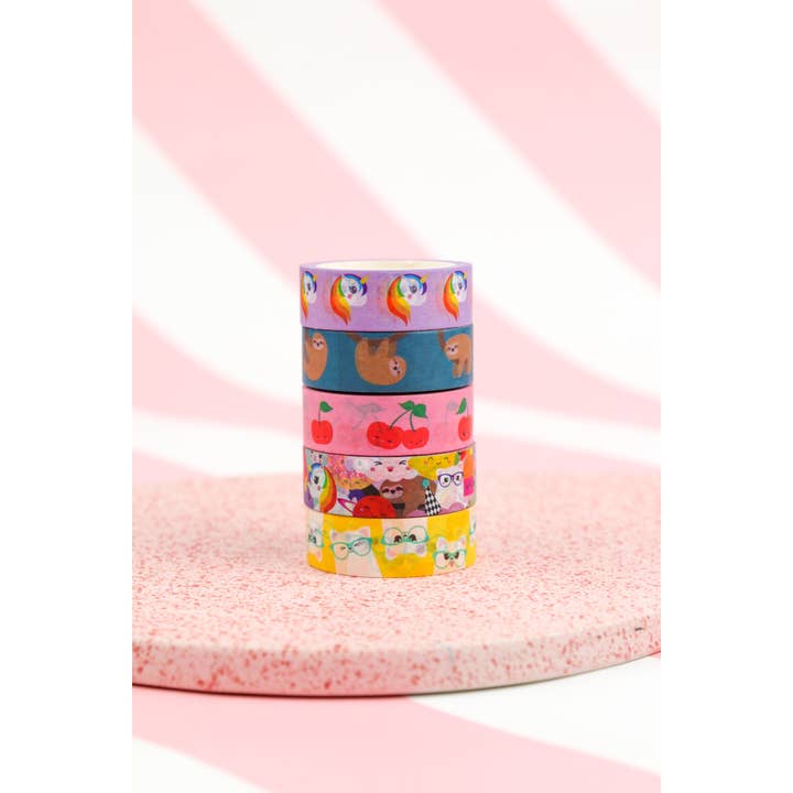 Studio Inktvis - Wholesale Washi Tape - Washi Tape Kawaii unicorn, yoda, sushi, panda, rainbow etc