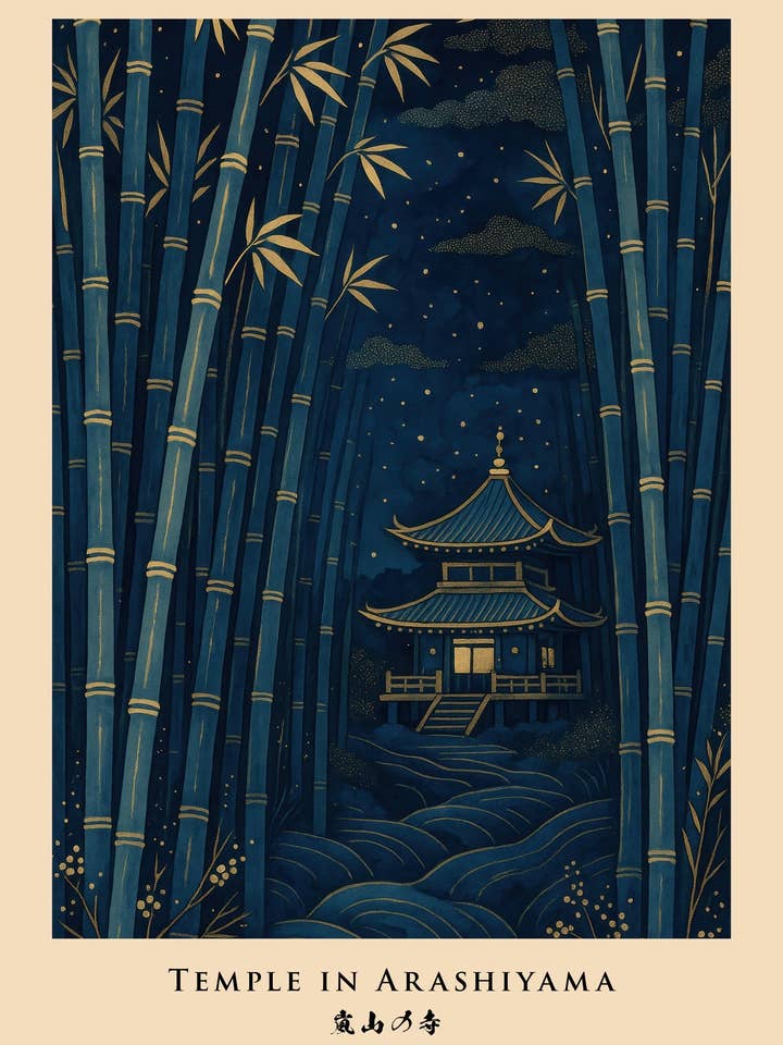 Tempel i Arashiyama for engroshandel hos Animato