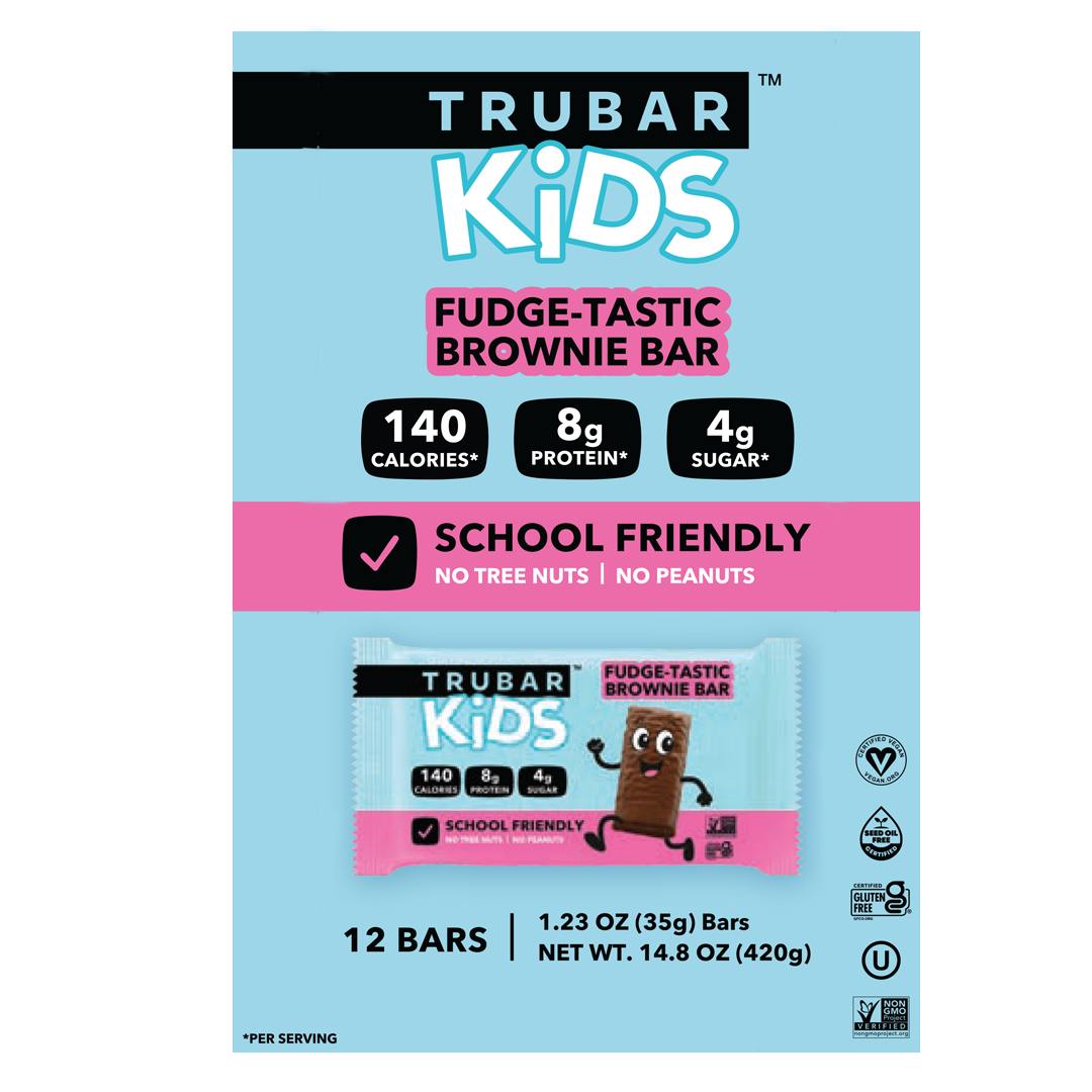 TRUBAR - Wholesale Snack Bar - 🎒 NEW! TRUBAR KiDS -  Fudge-Tastic Brownie Bar2