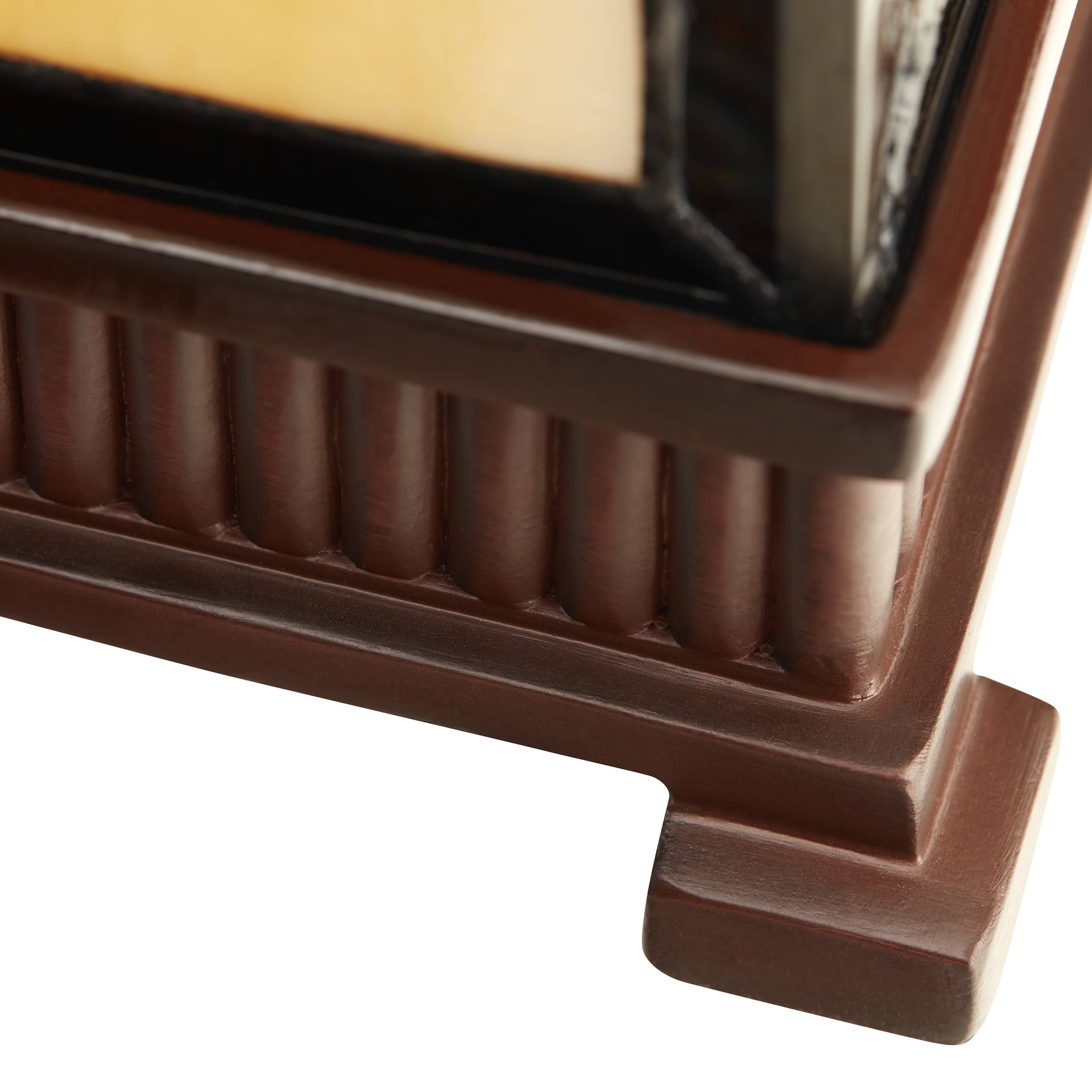 River of Goods - Wholesale Accent/Desk Lamp - 17"H Lilith Amber Hurricane Accent Lamp11