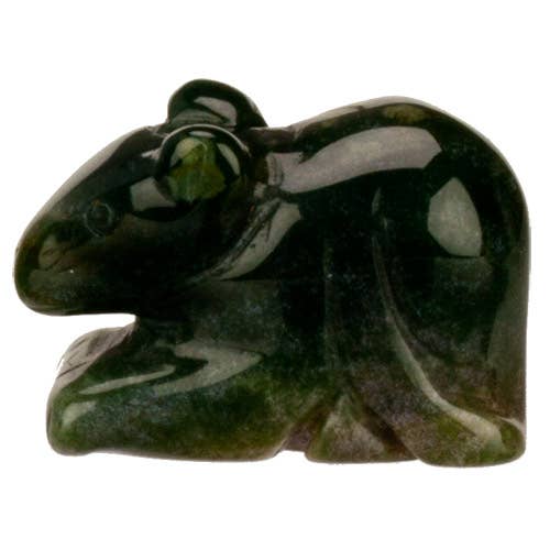 Gravura Rato, 36mm, Ágata Indiana por atacado de EHAWA