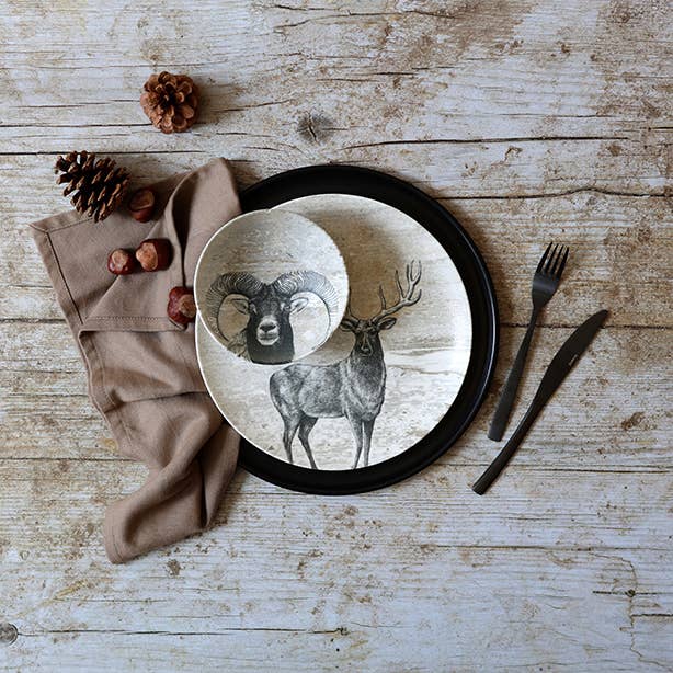 Novastyl - Wholesale Decorative Plate/Dish/Bowl - Ram purchase dish 14cm in porcelain2