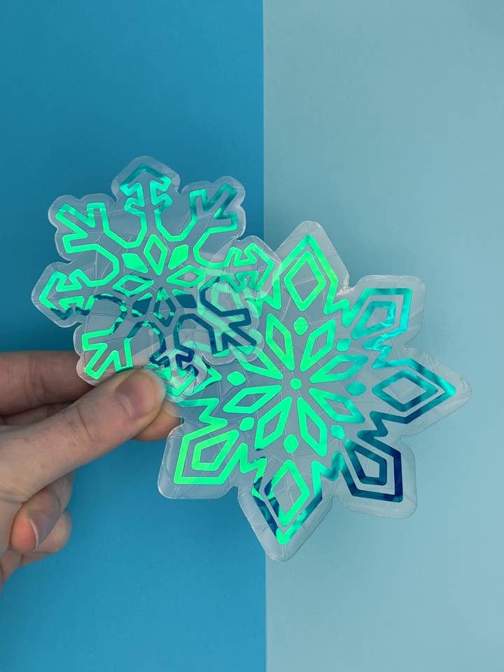 Snowflake Suncatcher Duo for wholesale by Poppodopolis