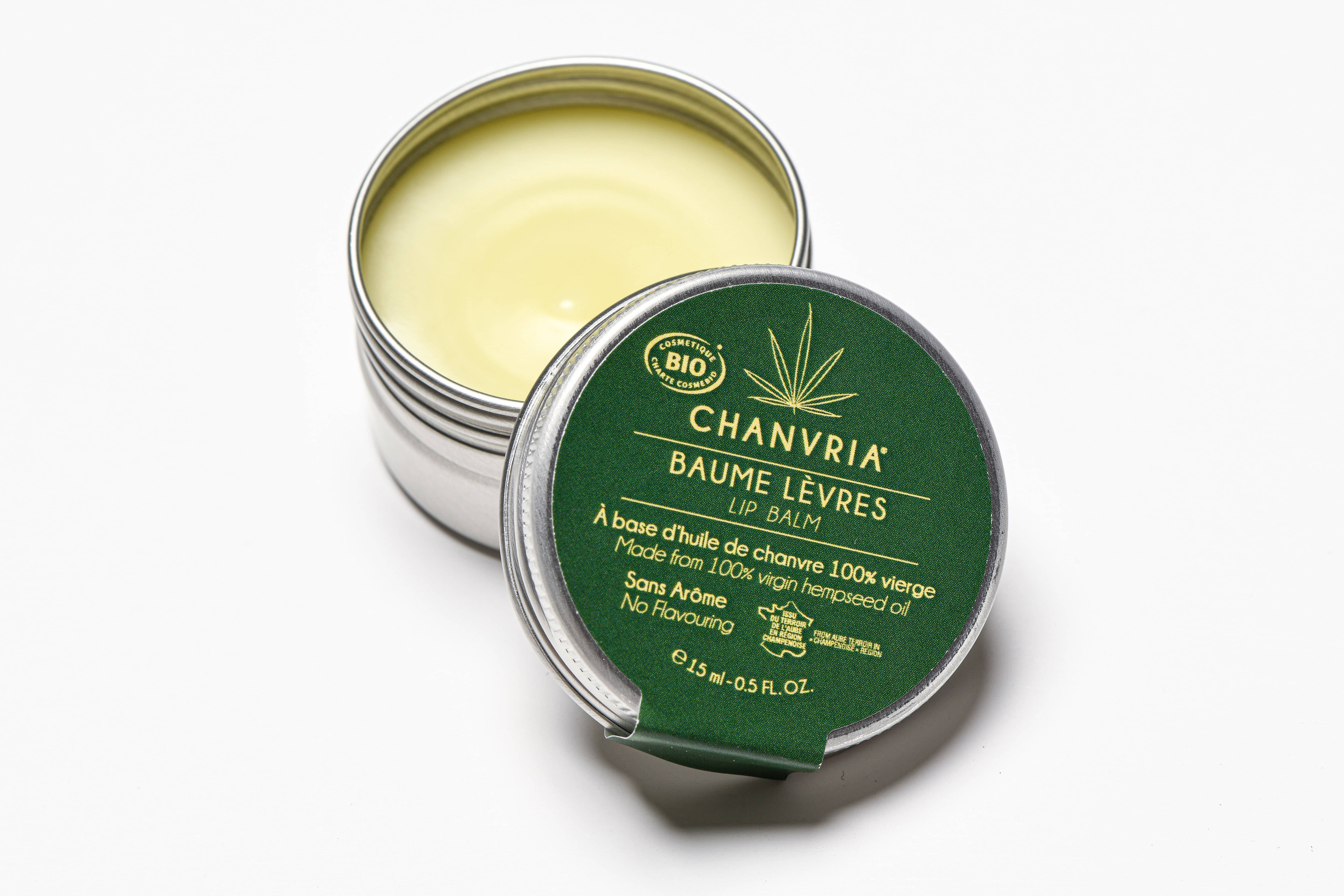 CHANVRIA - Wholesale Lip Balm - CHANVRIA - ORGANIC HEMP LIP BALM 15 ML3