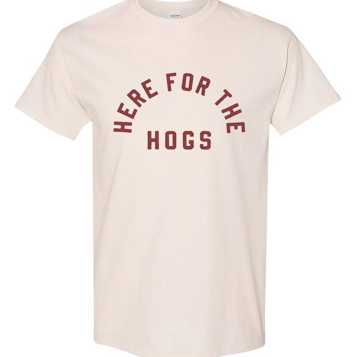 Here for the Hogs Classic Tee for wholesale by AR-T's