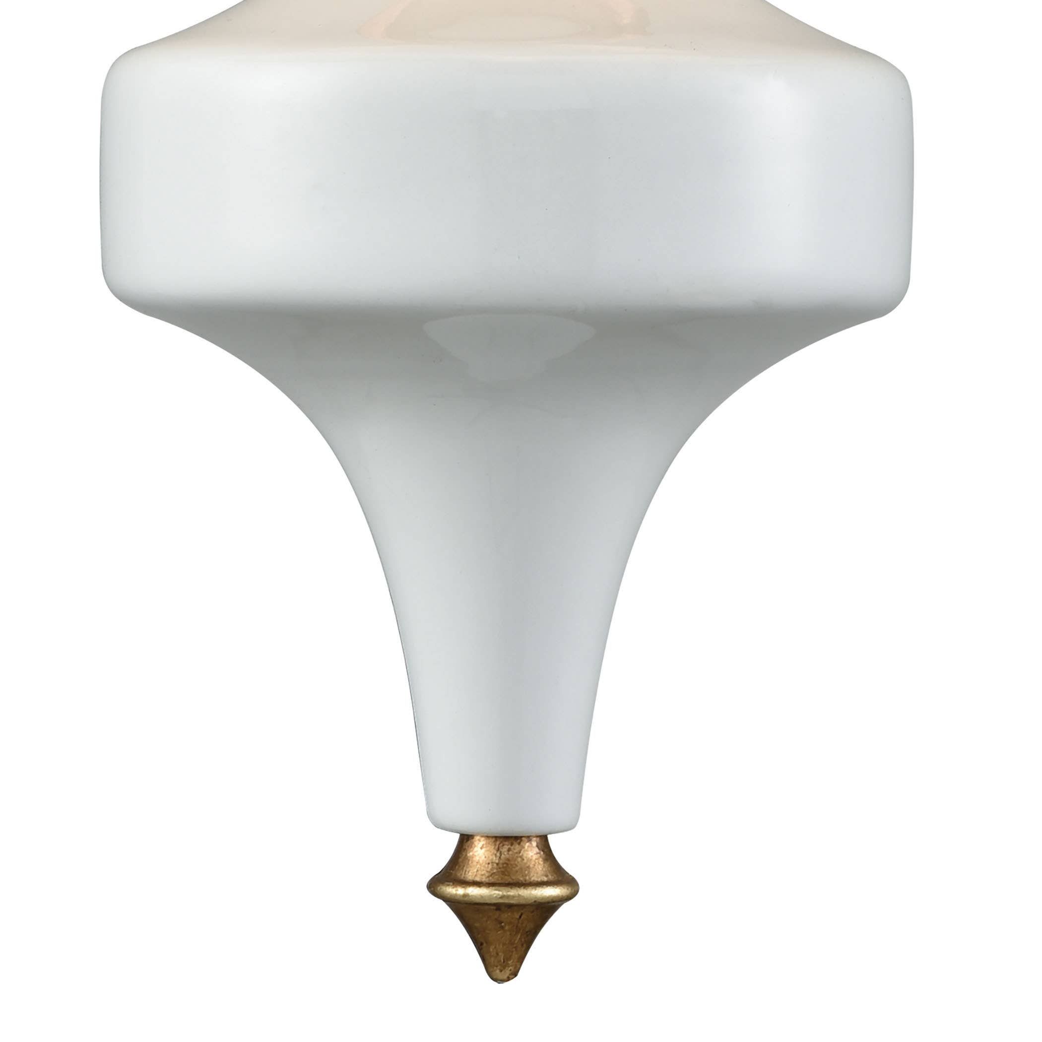 Ceramique 15'' High 1-Light Sconce - Antique Gold Leaf for wholesale on Faire3