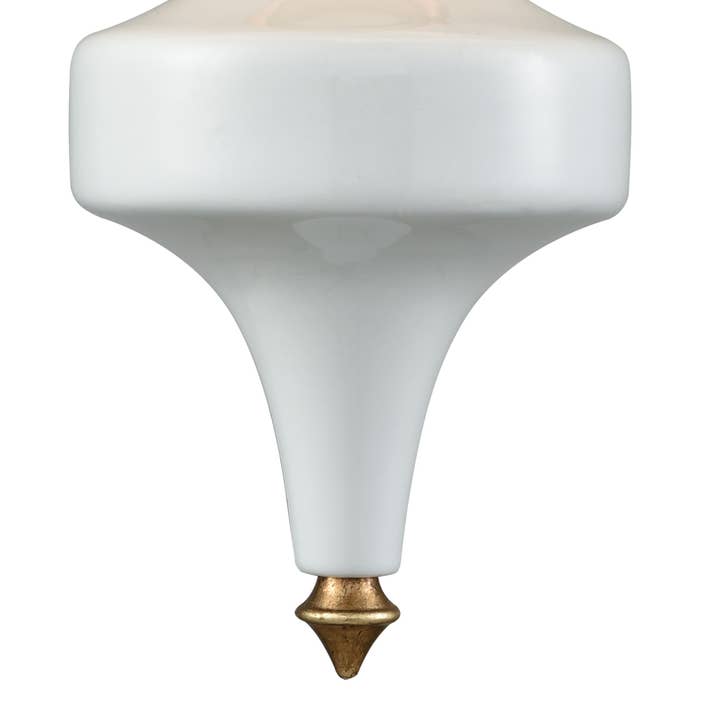 Ceramique 15'' High 1-Light Sconce - Antique Gold Leaf for wholesale on Faire3