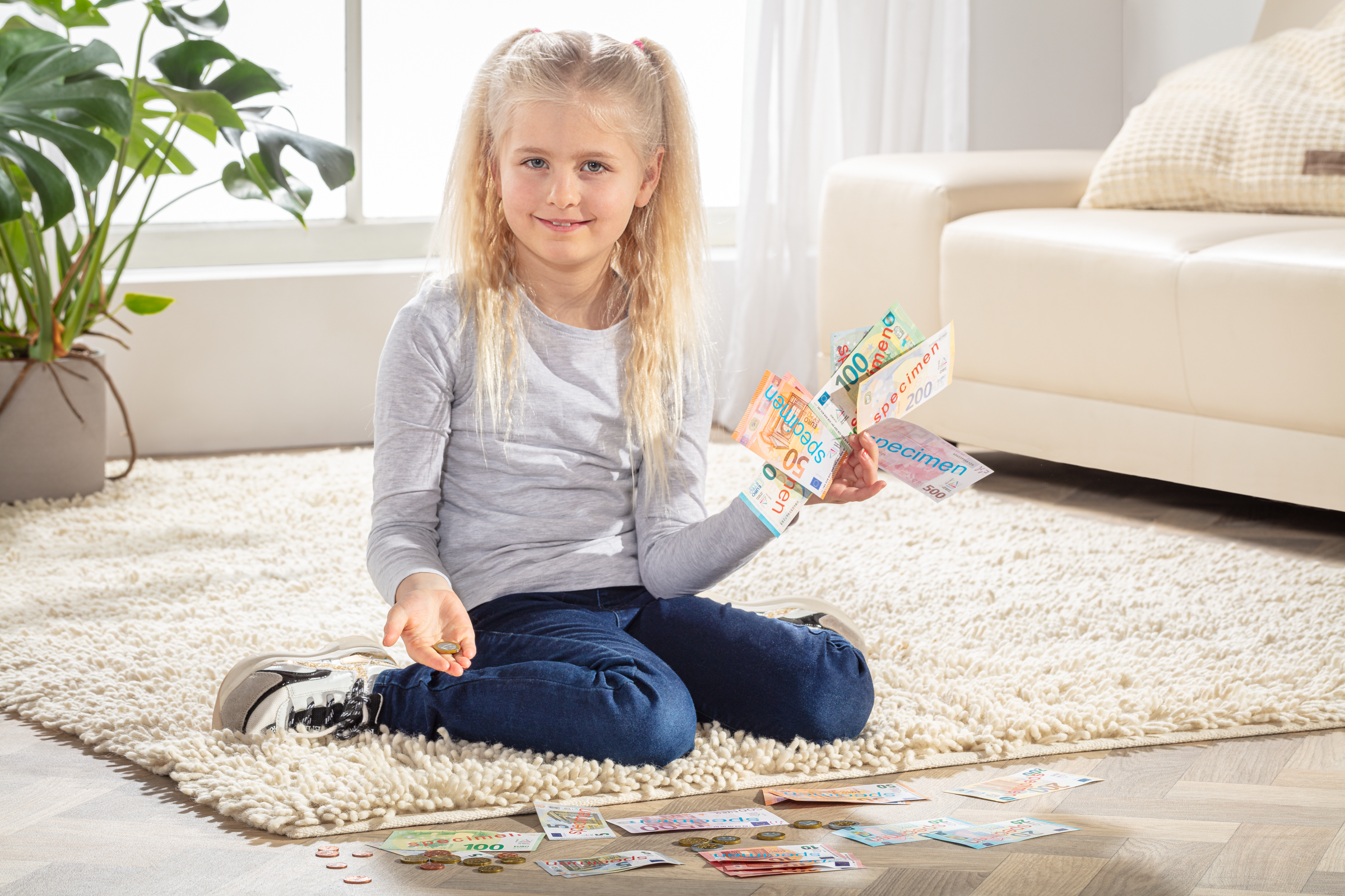 Wissner® aktiv lernen - Wholesale Toy Set - Kids - Euro play money (44 pieces)2