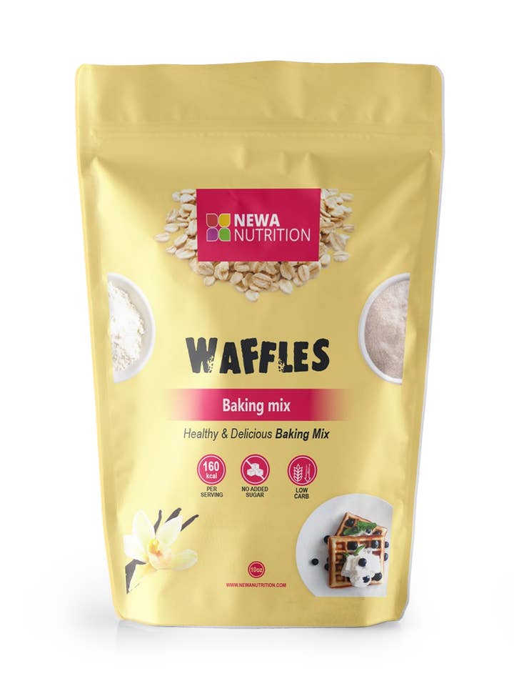 Waffle Mix by Newa Nutrition, Low carbs, No added Sugar for wholesale by Newa Nutrition INC