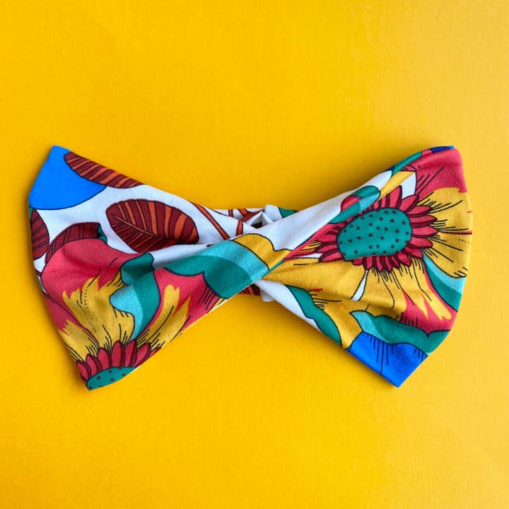 Wideband™ - C'est tellement floral des années 70 pour la vente par Hello Headband