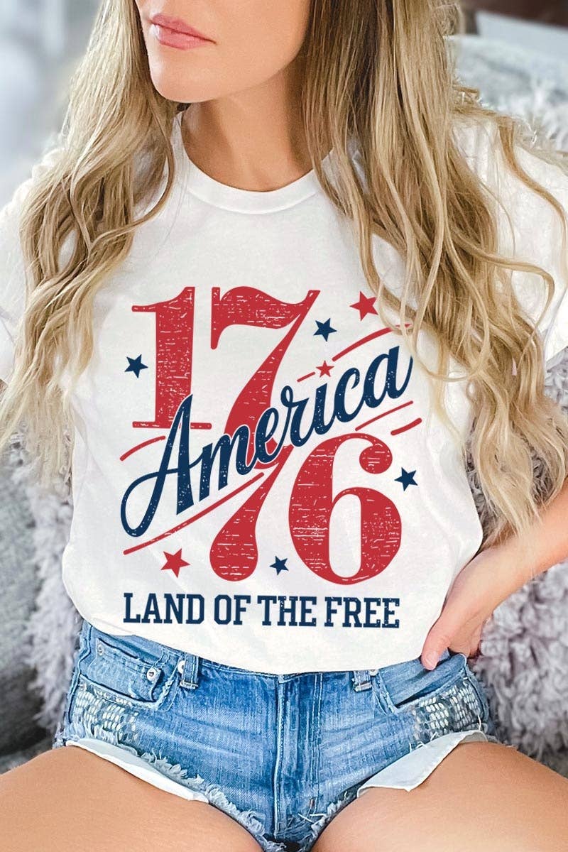 COLORBEAR - Wholesale T-Shirt (Graphic) - Women's - America 1776 Graphic Plus Tee15