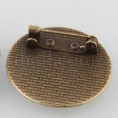 The Divine Iguana - Wholesale Brooch - Ladybug Cottage Core Glass and Bronze Brooch 7