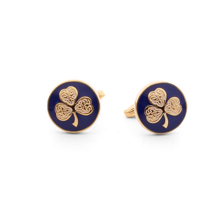 The Shamrock Gold Cufflink for wholesale on Faire2