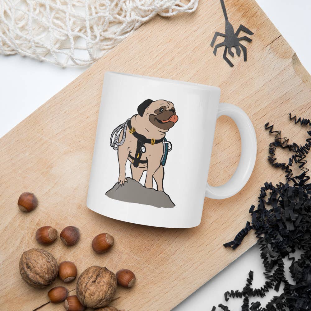 REMOVED BRAND - Wholesale Coffee Mug - Vinny the Pug Caricature #00022