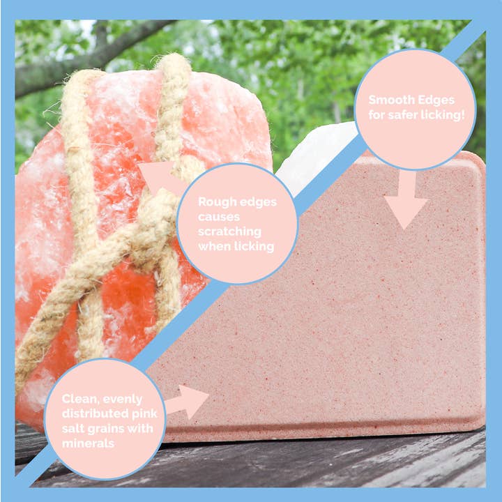 Himalayan Secrets - Wholesale Pet Treats - Dog - Compressed Himalayan Rock Salt Animal Lick 4 KG Brick