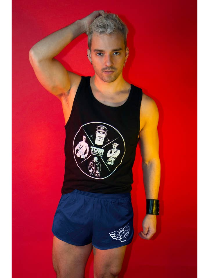 Peachy Kings / Kweer Cards - Wholesale Shorts - Men's - Tom of Finland "flying Cock" Shorts (Ranger Panties)