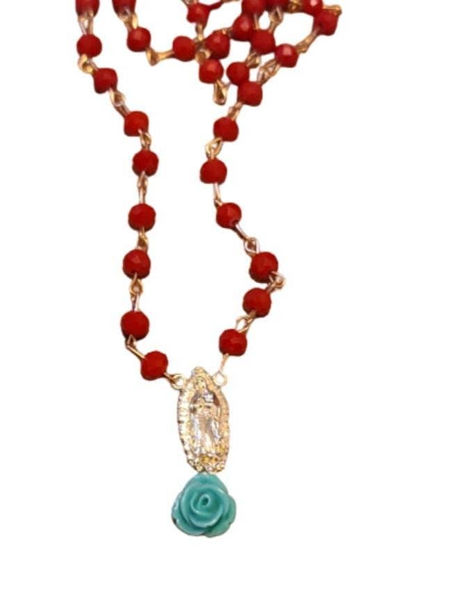 Rosenkranz-Kristall-Halskette für den Großhandel von ilaments